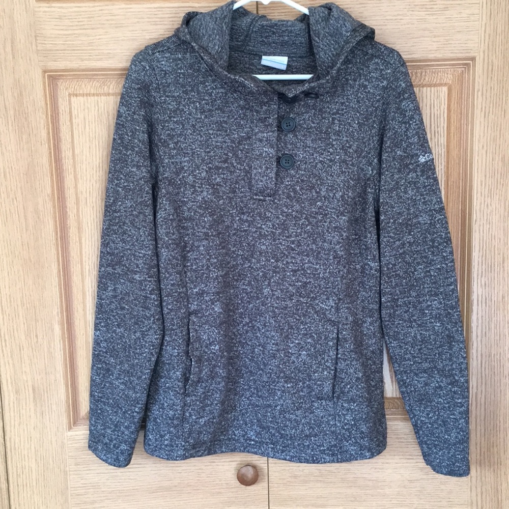 Columbia fleece pullover sweater hoodie